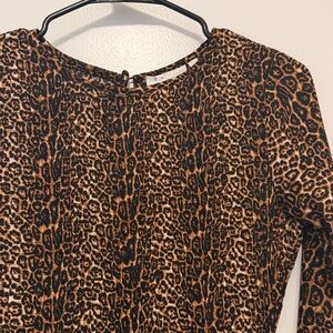 ASOS Leopard Midi Dress